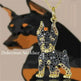 Handsome Doberman Pinscher Pendant Necklace Exquisite - EX-STOCK Canada