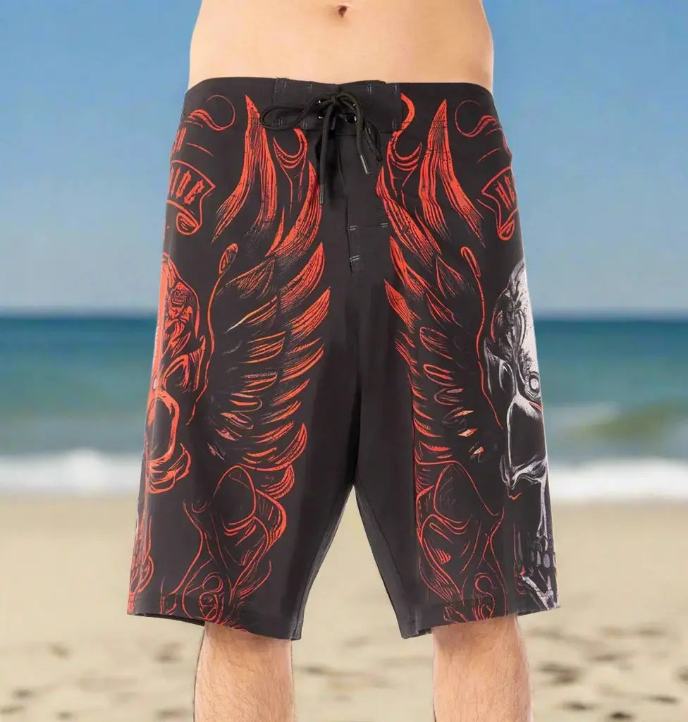 Headrush Men's Hell Wings Board Shorts EX-STOCK Canada 