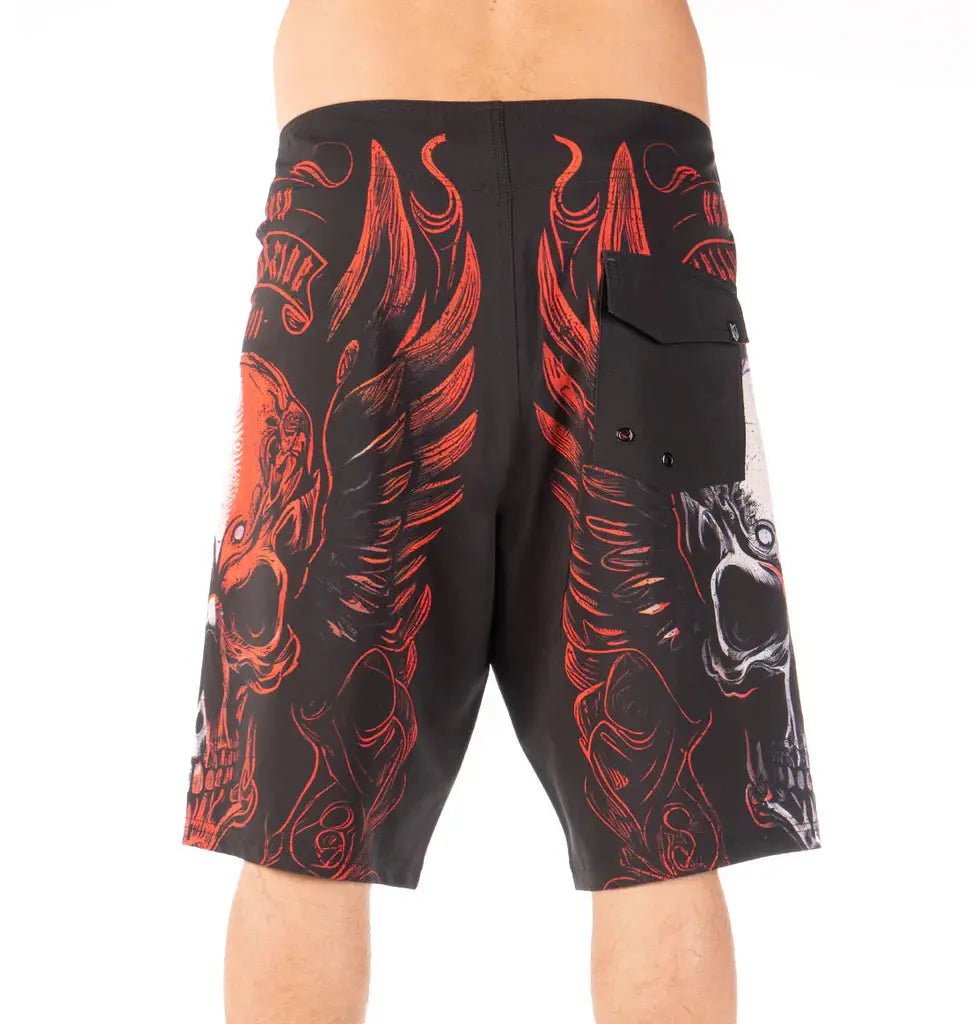 Headrush Men's Hell Wings Board Shorts EX-STOCK Canada 