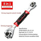 Heavy Duty 8-in-1 Multifunctional Chromium Vanadium Steel Socket Wrench Set - EX-STOCK Canada