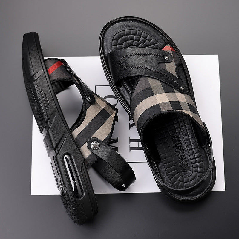 Height Increasing Leisure Sports Anti-slip Soft Bottom Beach Slippers  EX-STOCK CANADA