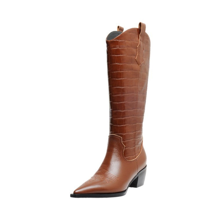 High Top Martin Boots All-match Lattice Riding Boots Women's Boots EX-STOCK Canada 