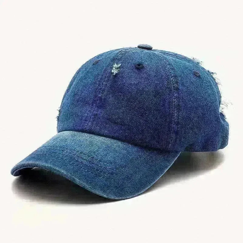 Hole Denim Korean Men And Women General Baseball Caps - EX-STOCK CANADA