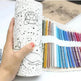 Holes Big Capacity Pencil Case School Canvas Roll Pouch Colored Pencils Box Constellation Sketch Brush Pen Bag - EX-STOCK Canada
