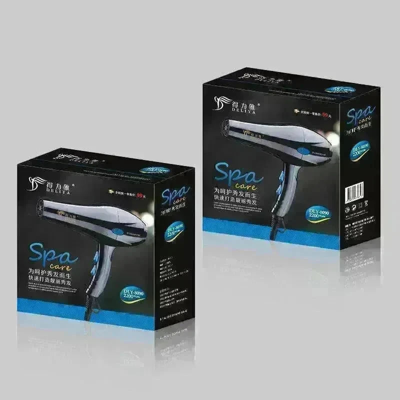 Home Hairdressing High-Power Blue Light Negative Ion Hair Dryer - EX-STOCK CANADA