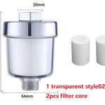 Household Silver Water Heater Shower Filter EX-STOCK Canada 
