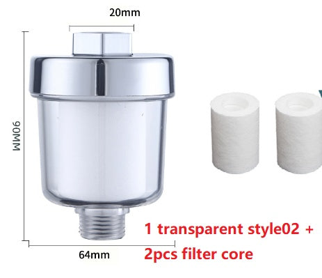 Household Silver Water Heater Shower Filter EX-STOCK Canada 