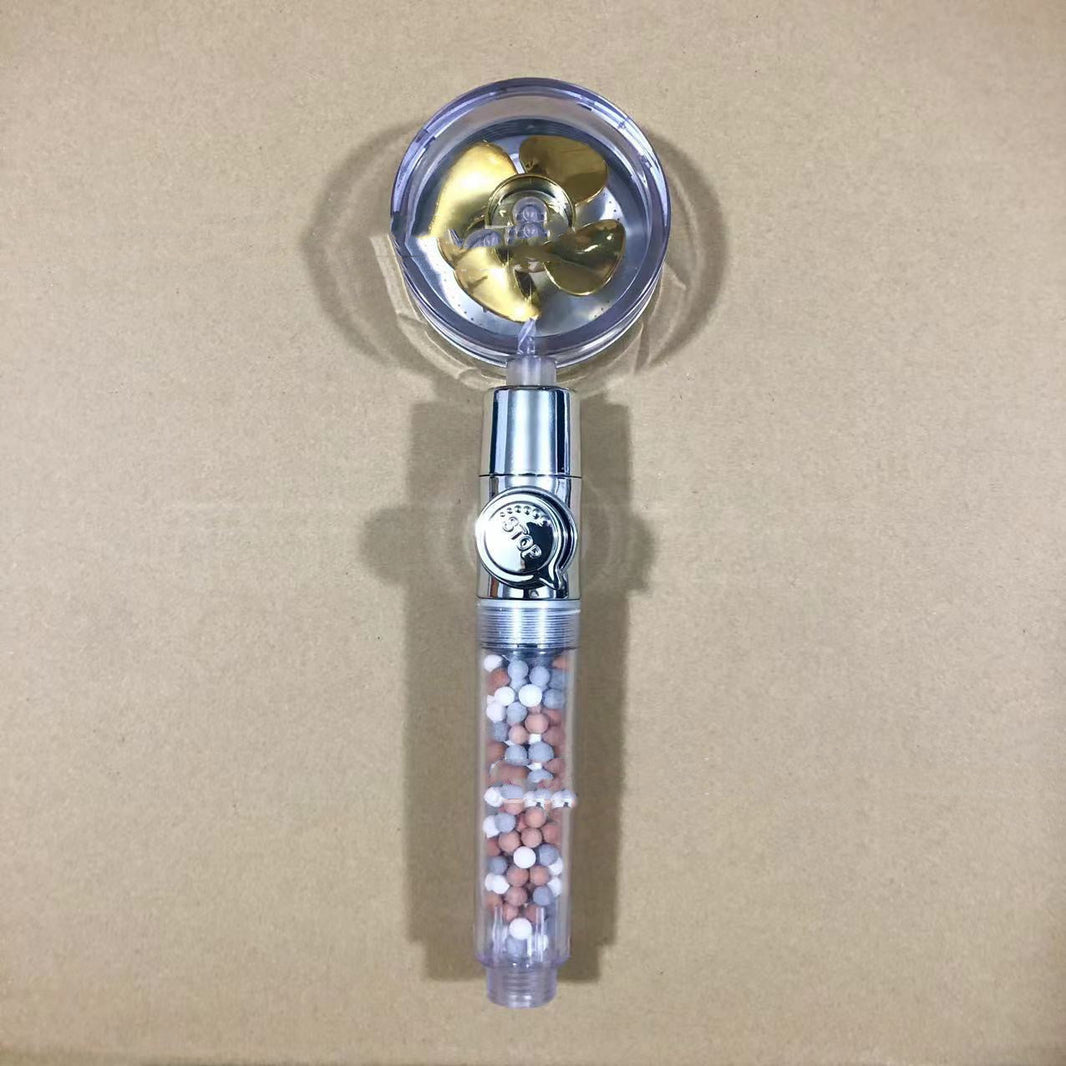 Household Turbine Tricolor Filter Ball Supercharged Shower EX-STOCK Canada 