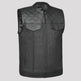 Gilet Club da Uomo in Denim e Pelle Open Road 