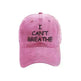 I can't breathe embroidered baseball caps - EX-STOCK CANADA