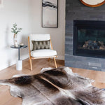 Large Dark Grey Cowhide Area Rug EX-STOCK Canada 