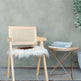 Brown Spotted Icelandic Sheepskin Chair Pad | Random 