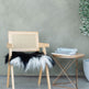 Black Spotted Icelandic Sheepskin Chair Pad | Random 
