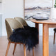 Black Icelandic Sheepskin Chair Pad 