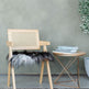 Natural Dark Grey Icelandic Sheepskin Chair Pad 