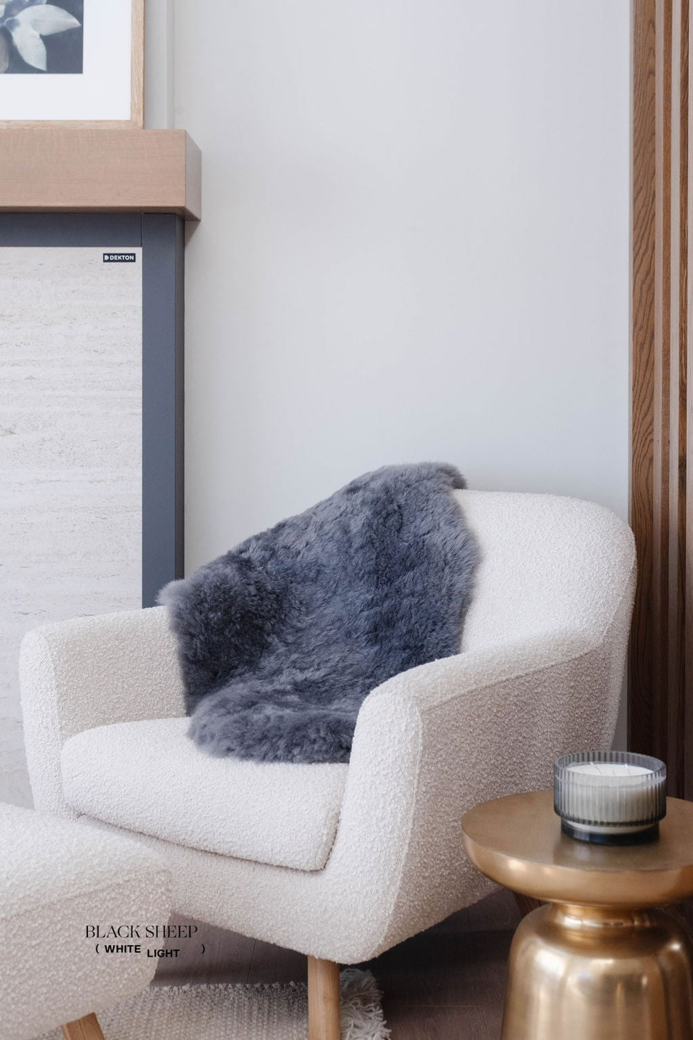 Shorn Silver Icelandic Sheepskin EX-STOCK Canada 