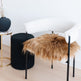 BROWN ICELANDIC SHEEPSKIN CHAIR PAD 