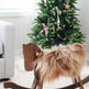 BROWN ICELANDIC SHEEPSKIN CHAIR PAD 