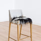 Black Spotted Icelandic Sheepskin Chair Pad | Random 