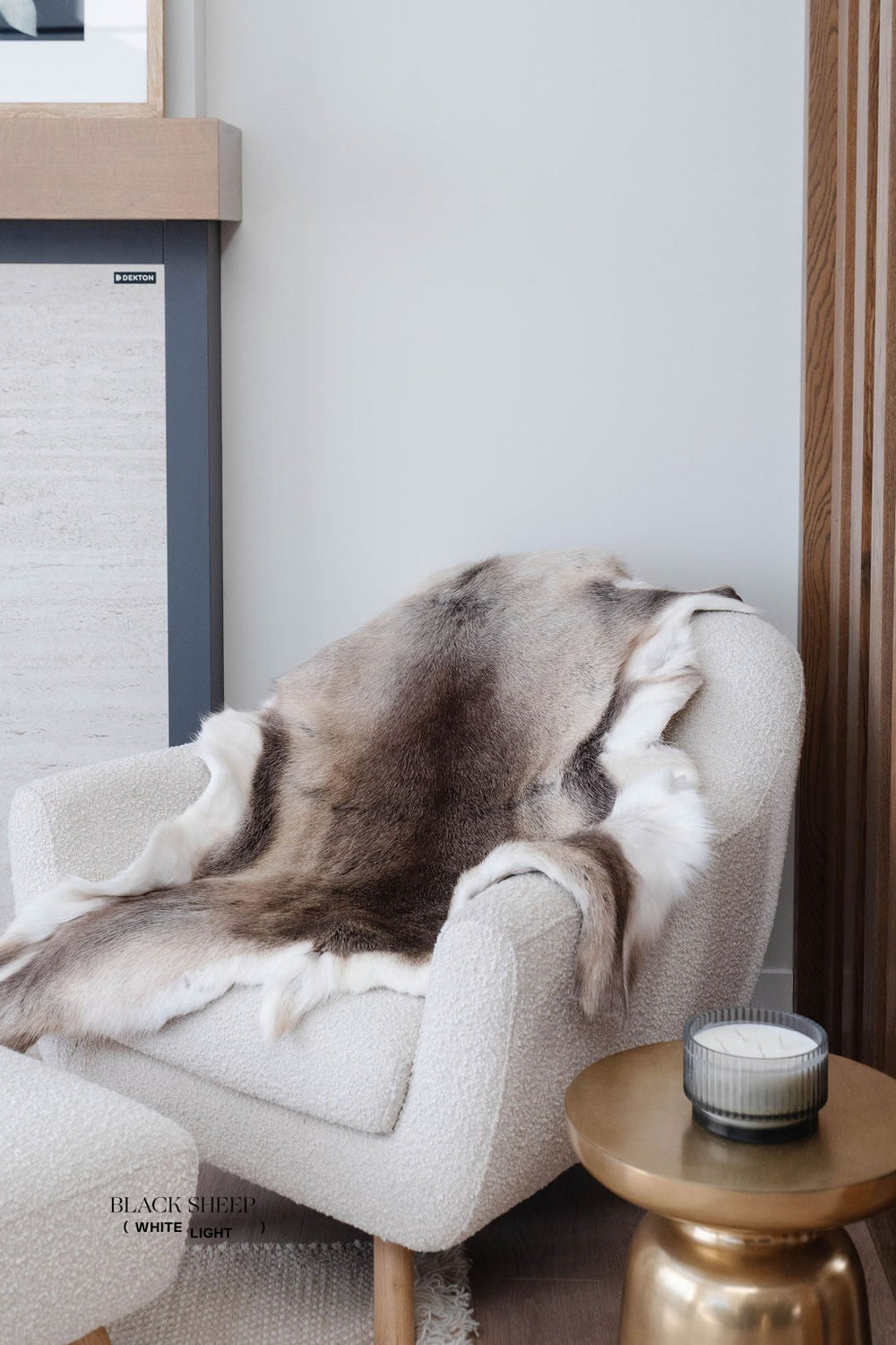 Light Sami Reindeer Hide EX-STOCK Canada 