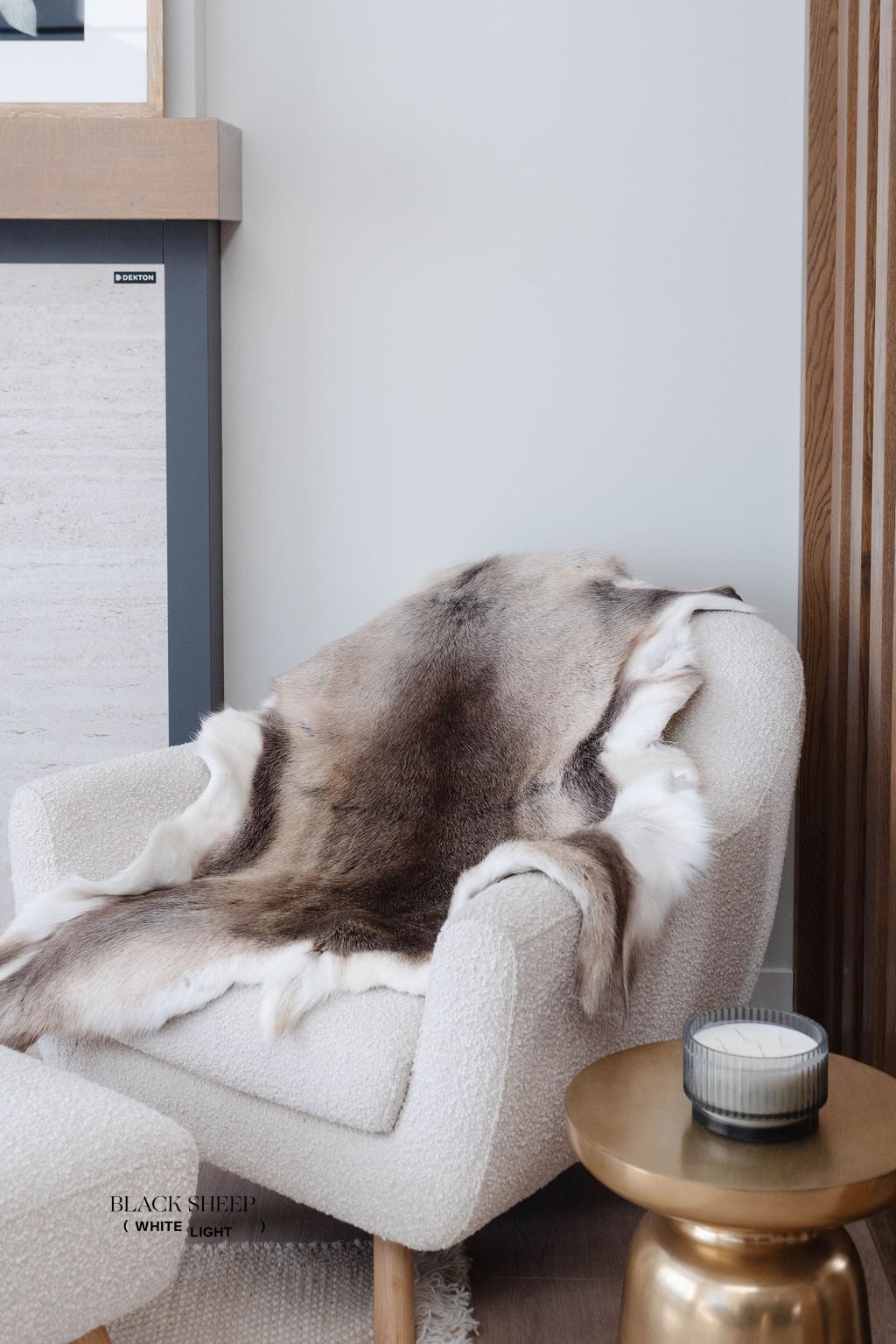 Light Sami Reindeer Hide EX-STOCK Canada 