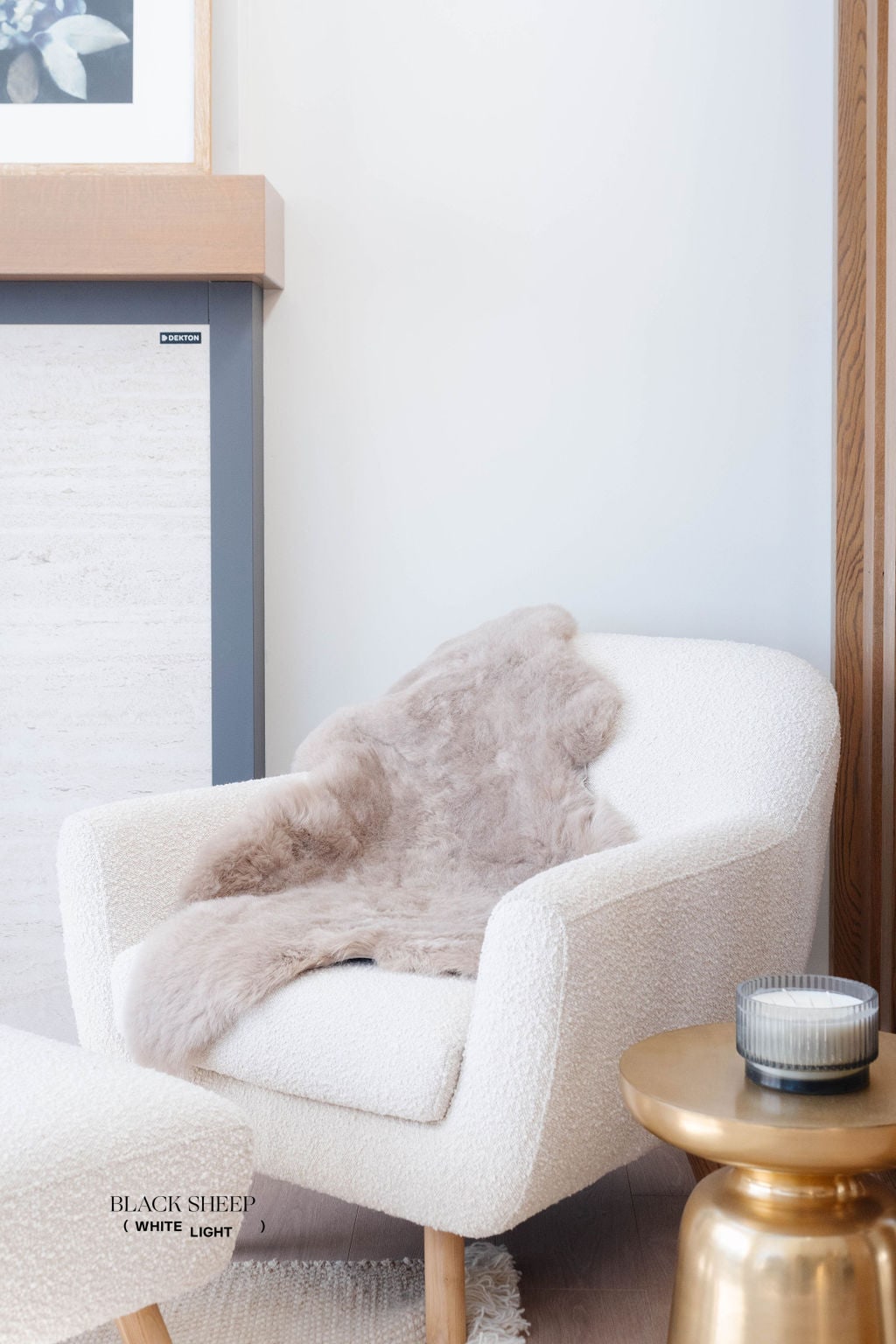 Shorn Nude Icelandic Sheepskin 