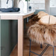 BROWN ICELANDIC SHEEPSKIN CHAIR PAD 