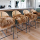 BROWN ICELANDIC SHEEPSKIN CHAIR PAD 