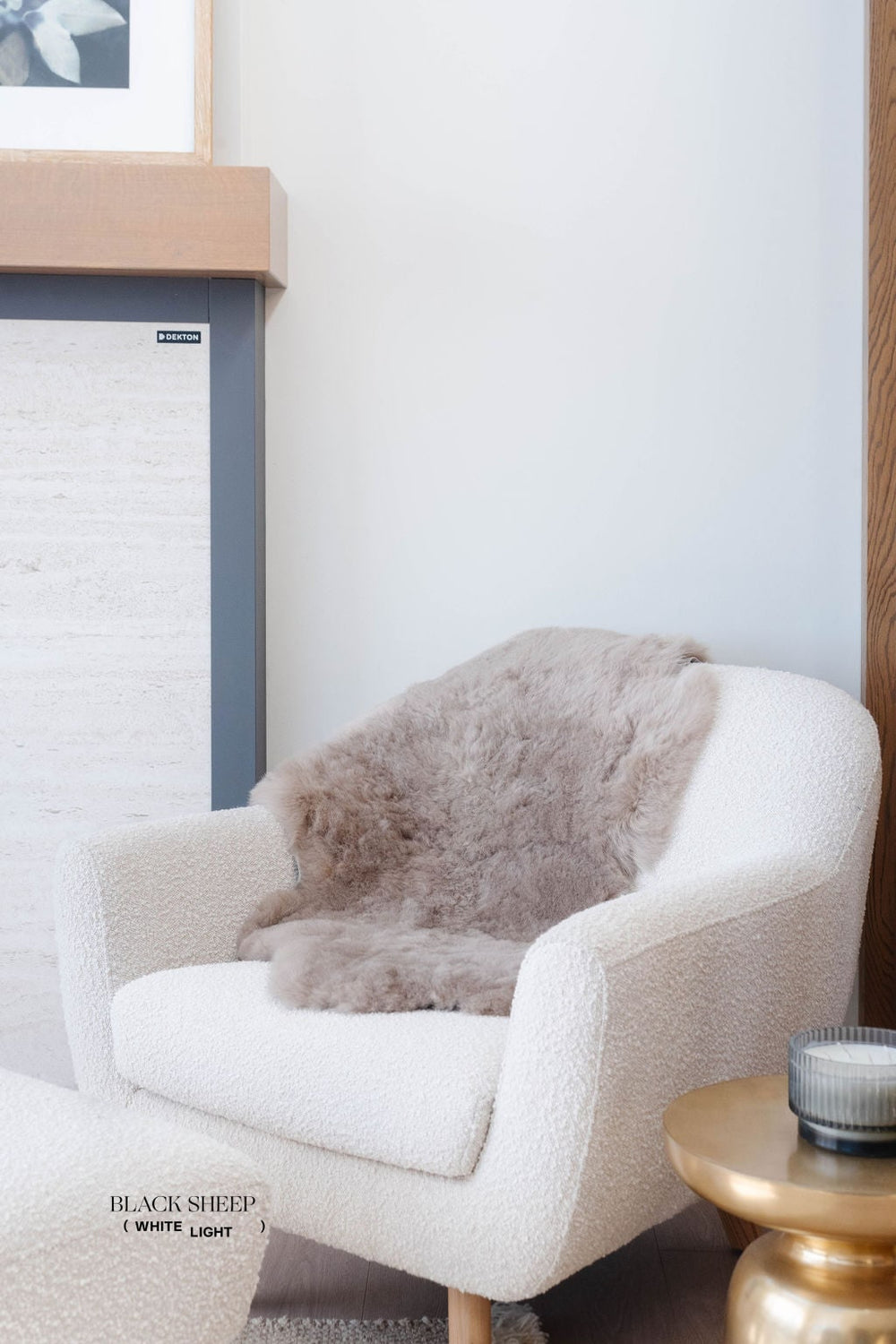 Shorn Nude Icelandic Sheepskin 