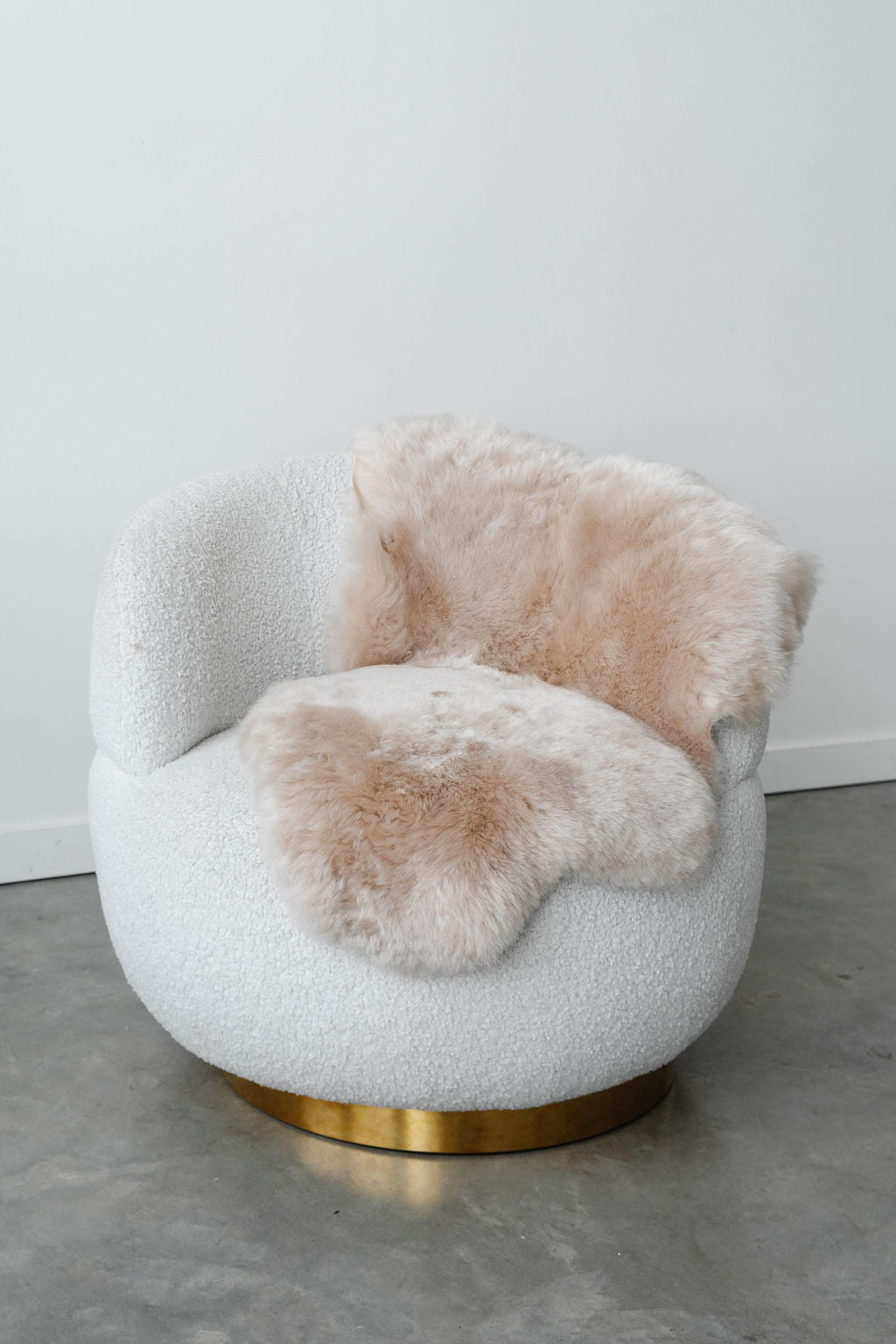 Shorn Nude Icelandic Sheepskin 