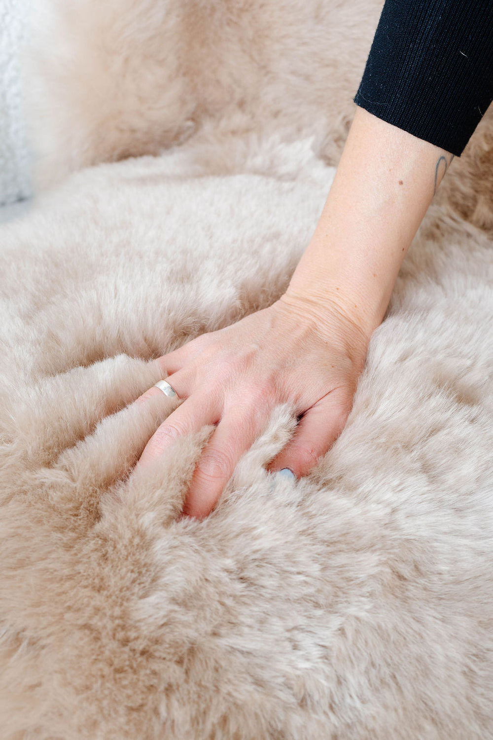 Shorn Nude Icelandic Sheepskin 