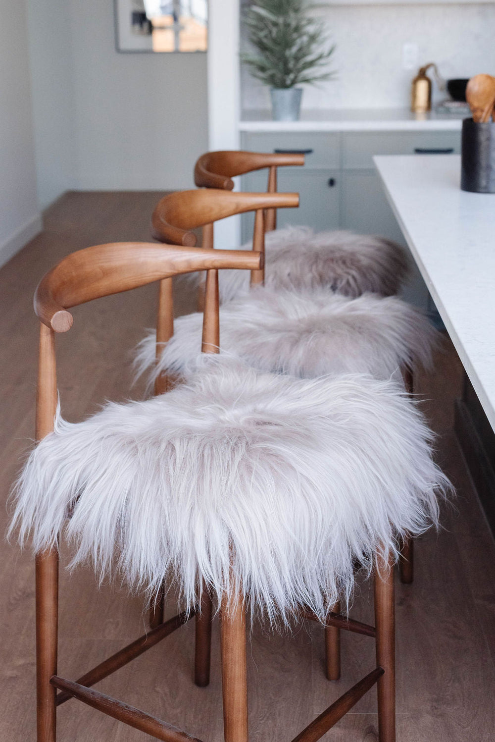 Nude Icelandic Sheepskin Chair Pad 