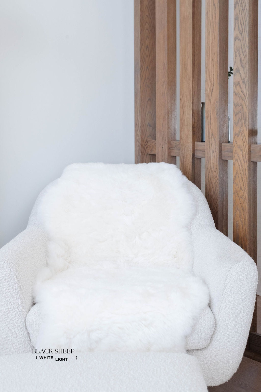 Shorn White Double Icelandic Sheepskin 