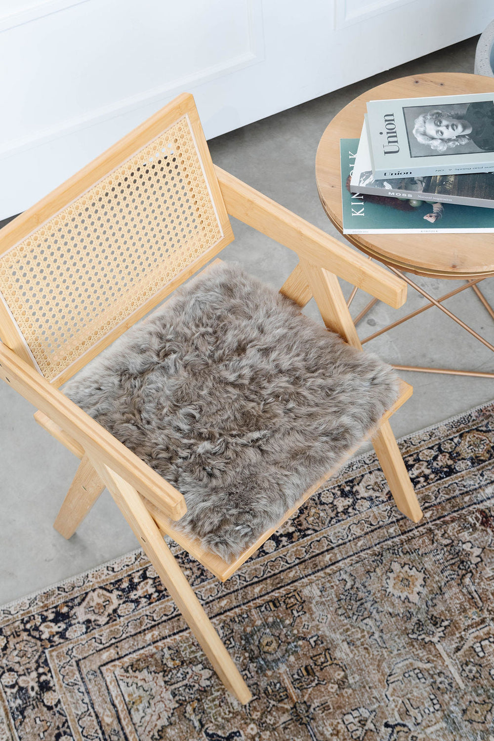 Shorn Taupe Icelandic Sheepskin Chair Pad 