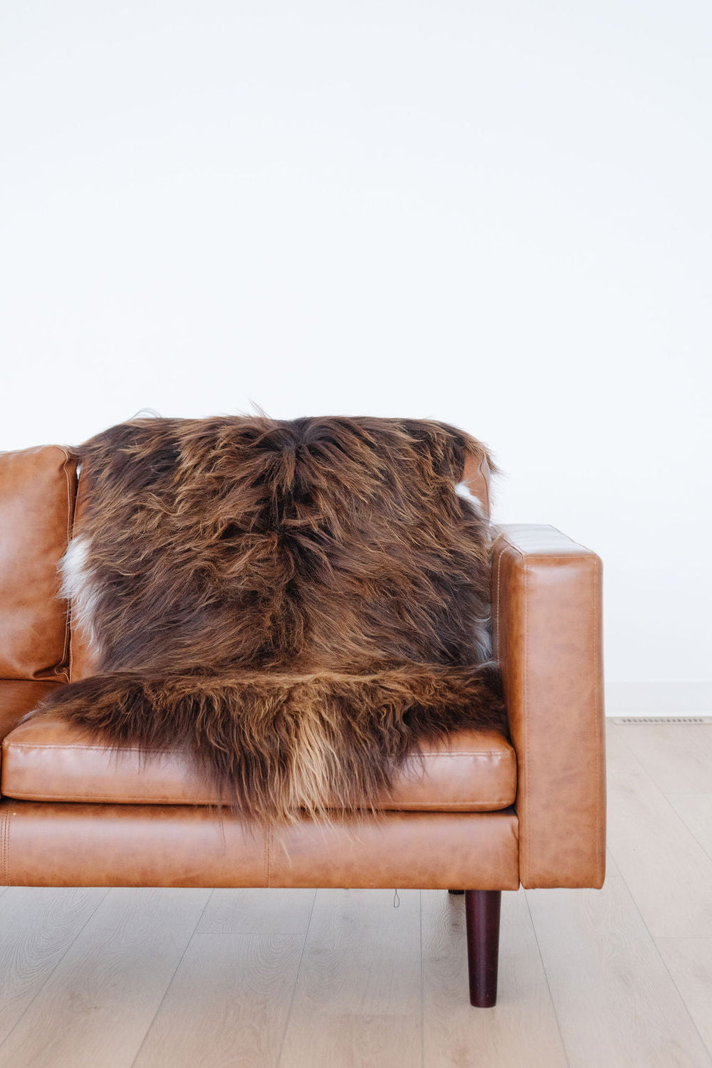 Rare Rusty Brown Icelandic Sheepskin 