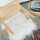 White Icelandic Sheepskin Chair Pad 