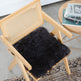 Shorn Black Icelandic Sheepskin Chair Pad 