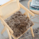 Shorn Brown Icelandic Sheepskin Chair Pad 