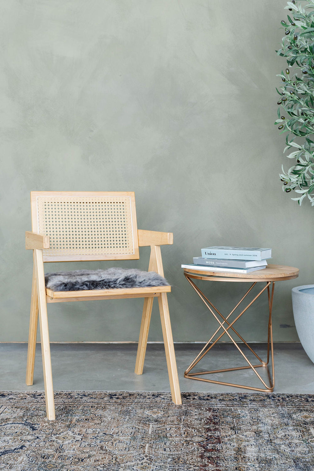 Shorn Mineral Icelandic Sheepskin Chair Pad 