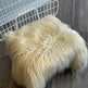 Peau de mouton islandaise bouclée blanche 