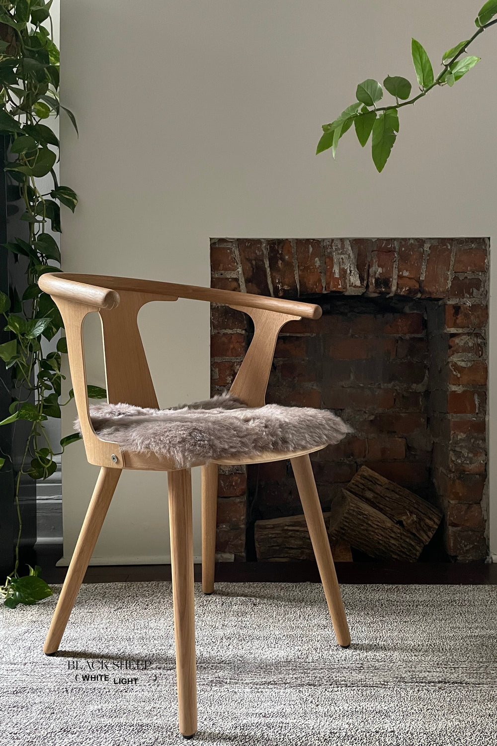 Shorn Taupe Icelandic Sheepskin Chair Pad 