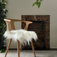 White Icelandic Sheepskin Chair Pad 