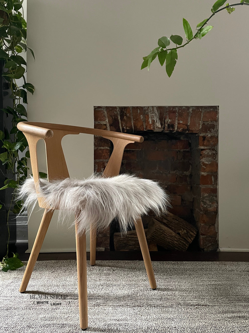 Nude Icelandic Sheepskin Chair Pad 