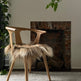 BROWN ICELANDIC SHEEPSKIN CHAIR PAD 