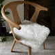 Shorn White Icelandic Sheepskin Chair Pad 