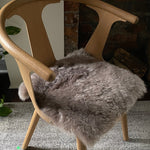 Shorn Taupe Icelandic Sheepskin Chair Pad 