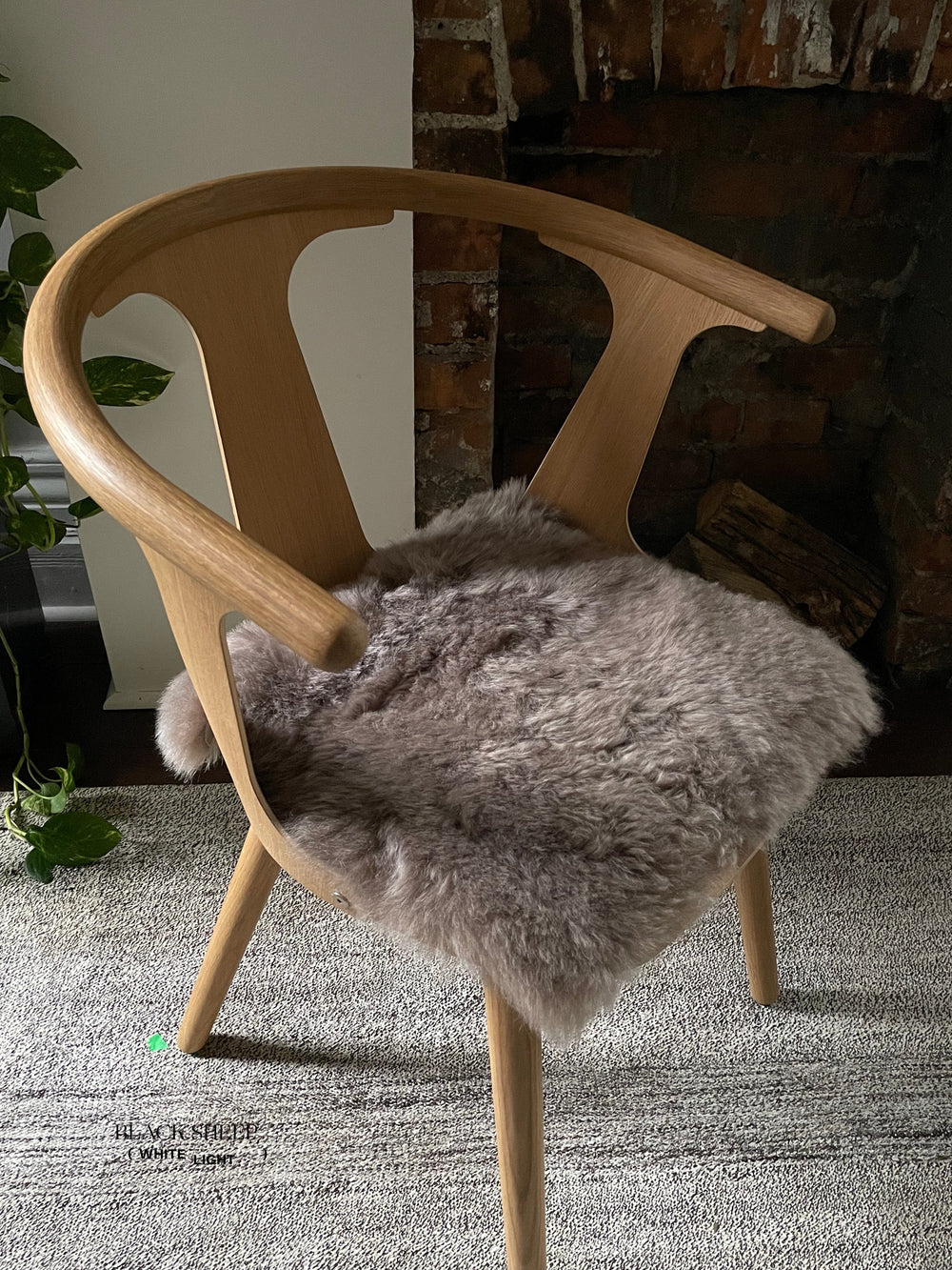 Shorn Taupe Icelandic Sheepskin Chair Pad 