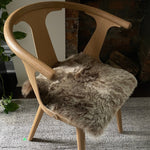 Shorn Brown Icelandic Sheepskin Chair Pad 