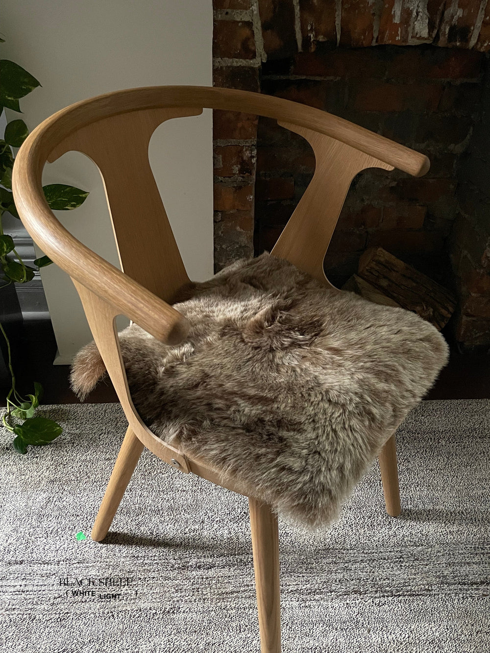 Shorn Brown Icelandic Sheepskin Chair Pad 