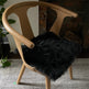 Shorn Black Icelandic Sheepskin Chair Pad 